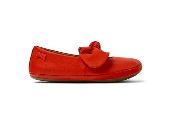 CAMPER Kids Ballerina Shoes Right Kids Red